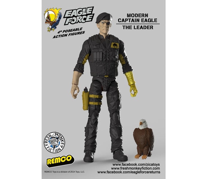 Eagle Force Returns to Action as 4″ Action Figures