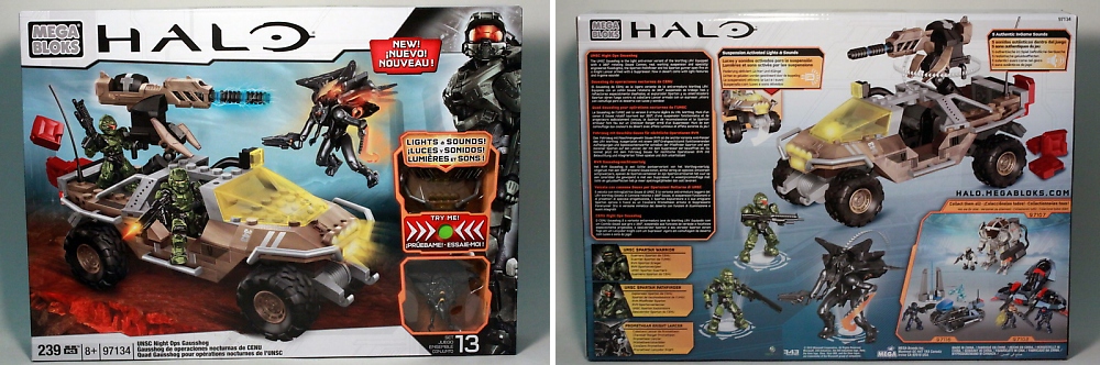 REVIEW: REVIEW: Mega Bloks HALO UNSC Night Ops Gausshog