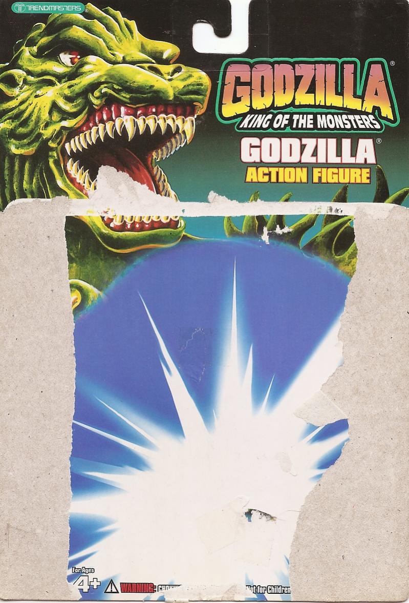 CARD BACK: Trendmasters' GODZILLA: KING OF THE MONSTERS (1994)