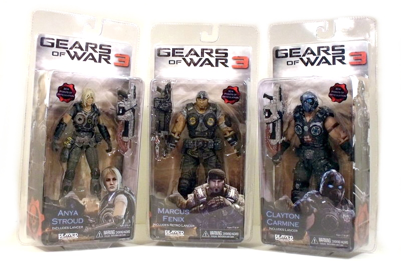 NECA Gears of War Series 1 Marcus Fenix Action Figure 