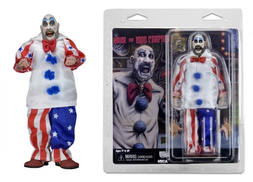 NECA's House of 1000 Corpses 8″ Clothed Captain Spaulding Action Figure |  Figures.com
