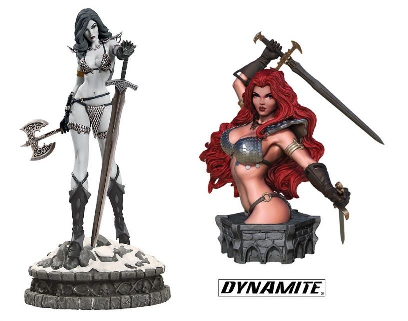 Dynamite Announces New RED SONJA and VAMPIRELLA Collectibles