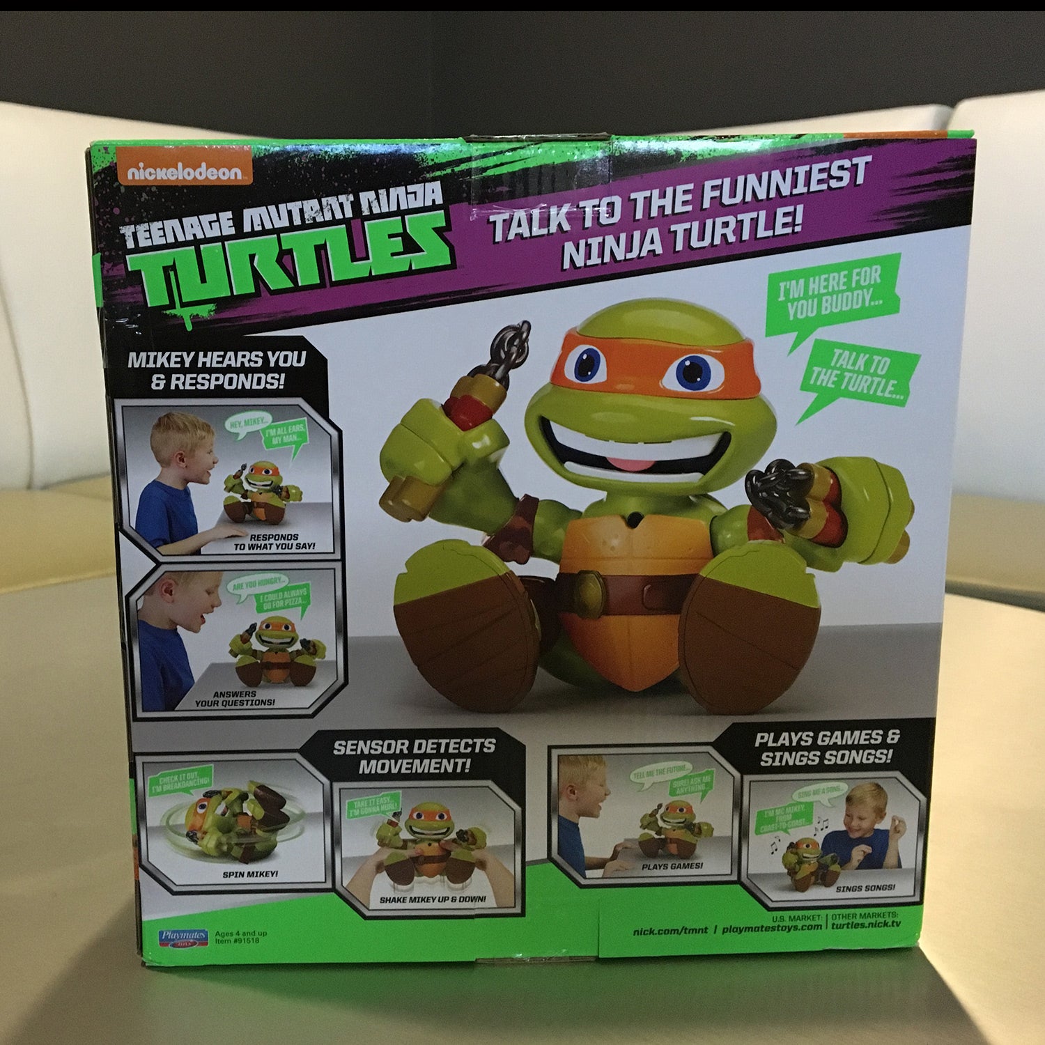 rise of the tmnt mikey toy