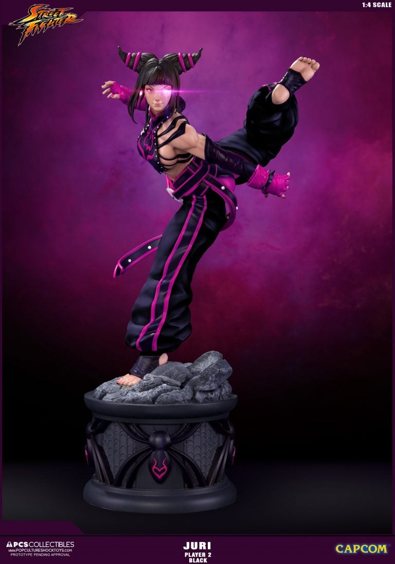 street fighter juri statue