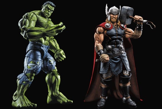 New Hasbro 12-inch Marvel Legends: Thor, Hulk and Deadpool