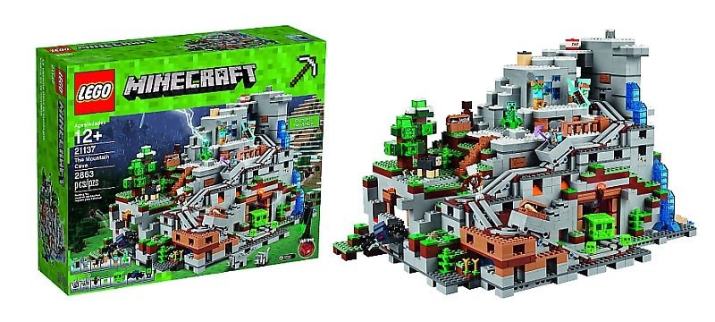 New LEGO Minecraft "Mountain Cave" Largest Set Yet | Figures.com