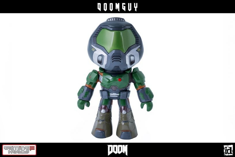 Gaming Heads Presents Doom: 9″ Doomguy Collectible Figure | Figures.com