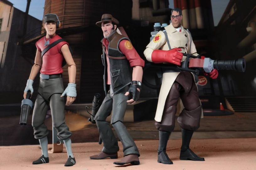 Medic, Scout and Sniper Join NECA's Team Fortress 2 Action Figure Series |  Figures.com