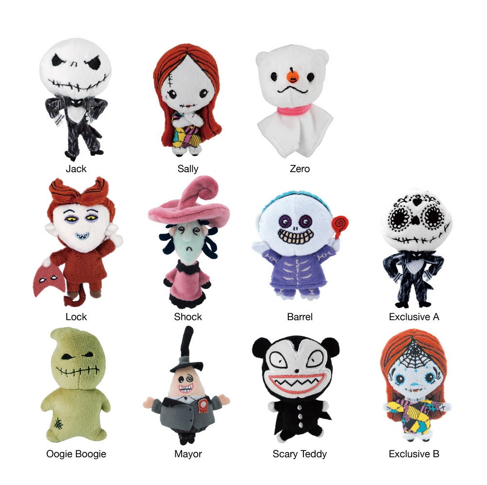 nightmare before christmas plush keychain