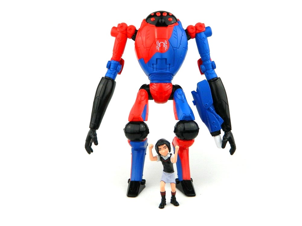 Review Spider Man Into The Spider Verse Deluxe Figures Peni Parker W