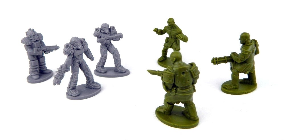 REVIEW: Fallout Nanoforce Army Builder Figures Boxed Sets 1 & 2 | Figures .com