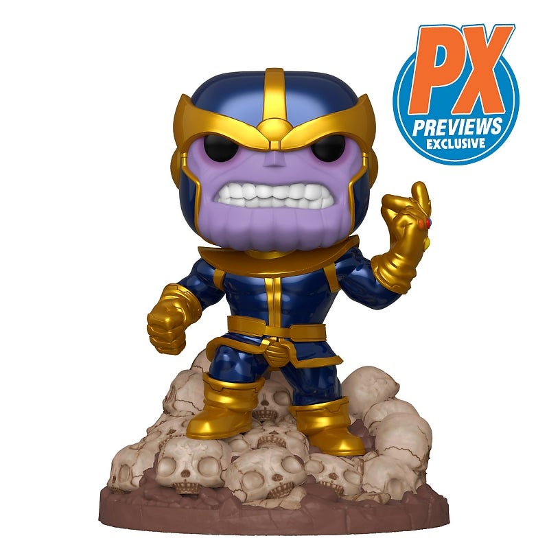 Super-Sized 6″ PREVIEWS Exclusive Thanos Deluxe Pop! | Figures.com