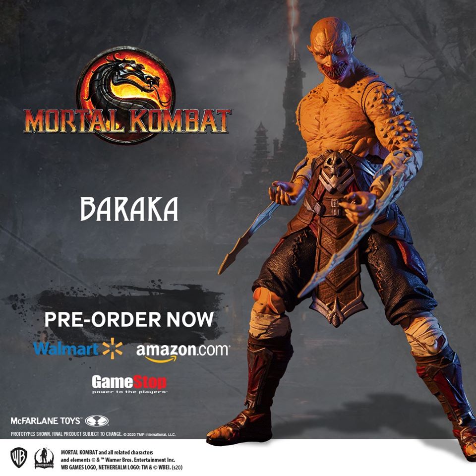 Storm Collectibles Mortal Kombat BARAKA Action Figure