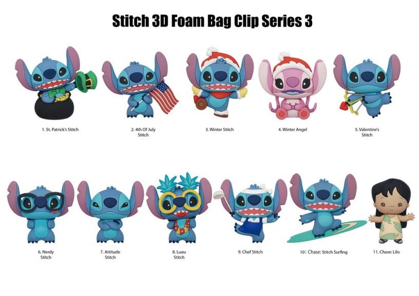 Lilo & Stitch Return For 3rd Monogram Bag Clip Collection | Figures.com