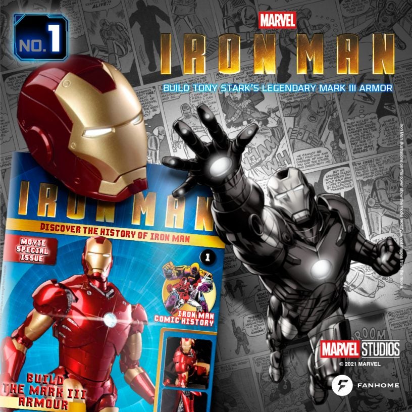 Fanhome Iron Man Model Kit Ready For Action | Figures.com
